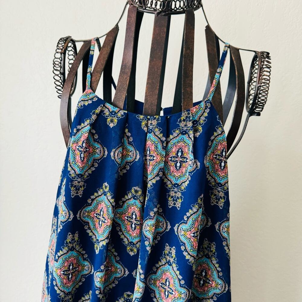 Sweet Wanderer | Pattern Spaghetti Strap Dress - image 3